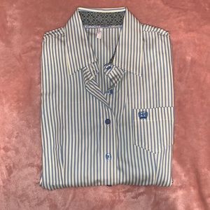 Cinch Green Button Down